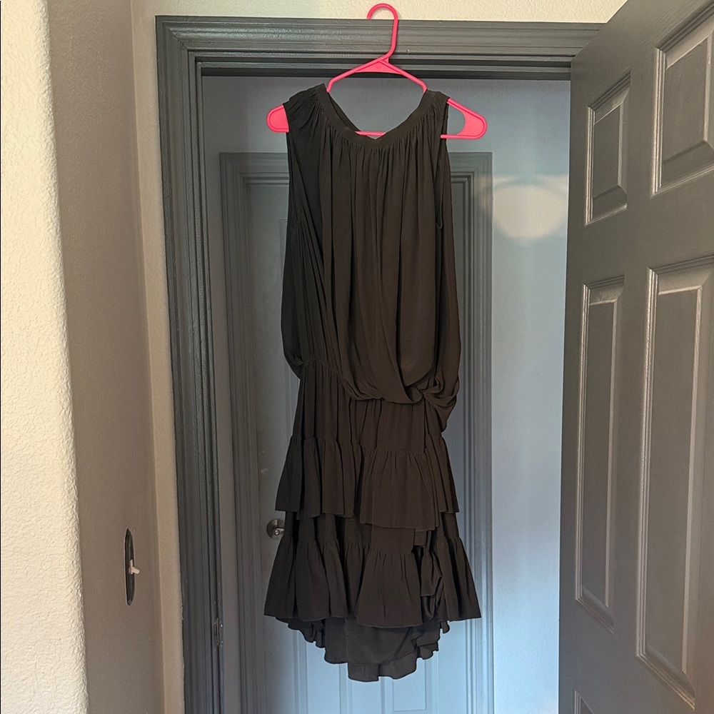 Nordstrom Black Midi Dress
